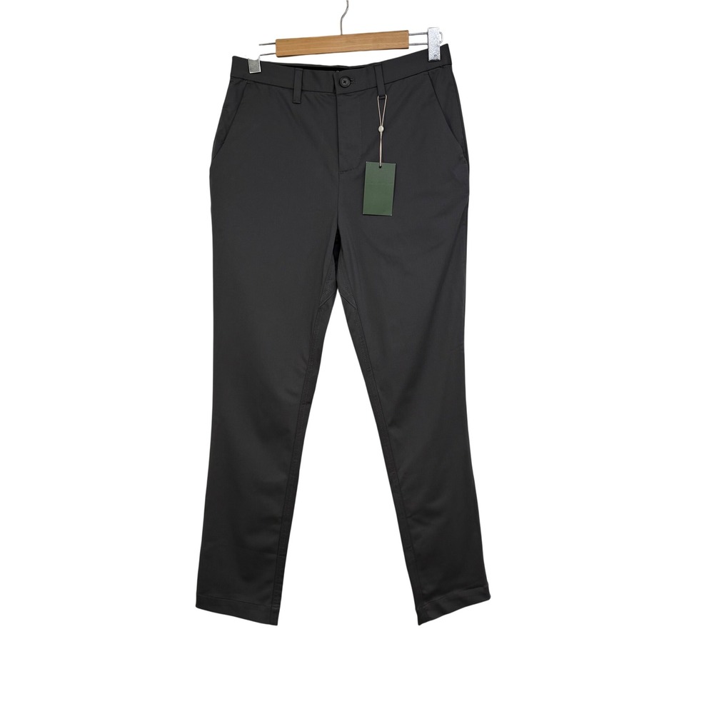 Quince Ultra-Stretch 24/7 Smart Chino Pants Charcoal Grey Mens 30x30 Slim Fit
